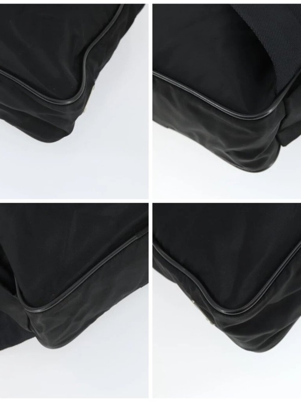 PRADA Shoulder Bag Nylon Black Silver Auth - Picture 16 of 16